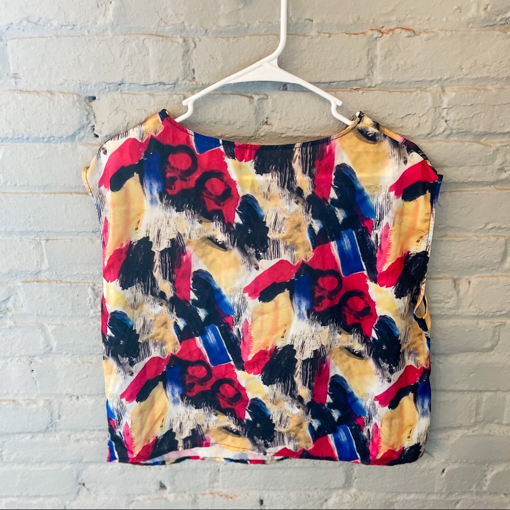 Colorful blouse, perfect for business casual or business formal! - Picture 2 of 3